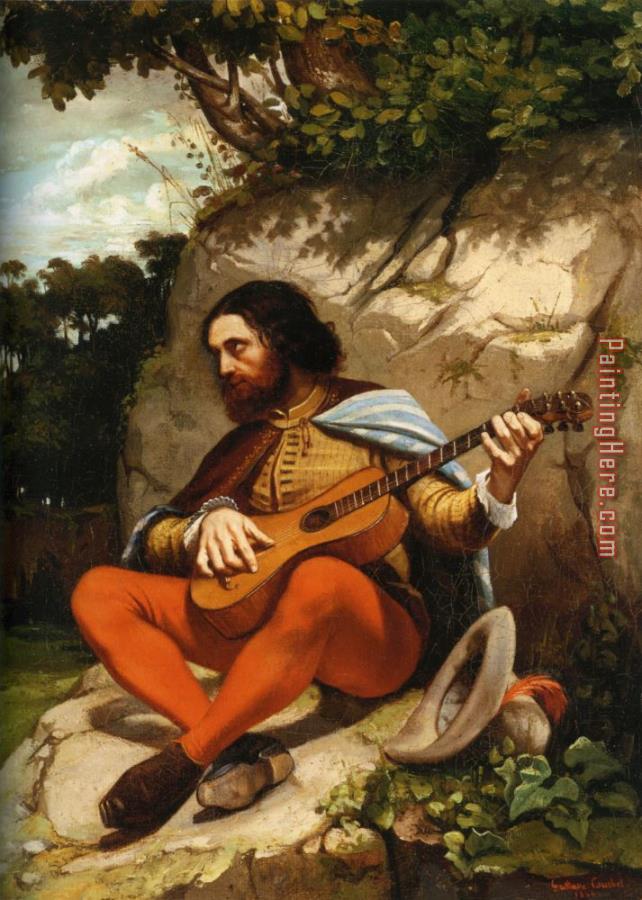 Gustave Courbet Guitarrero